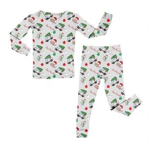 NWT Miller & Co. Adult Unisex Christmas Limited Edition EMS 2 Piece Pajama Set